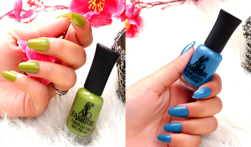 AQ FASHION Gel Pastel Nail Polish Set of 6 - Image 3