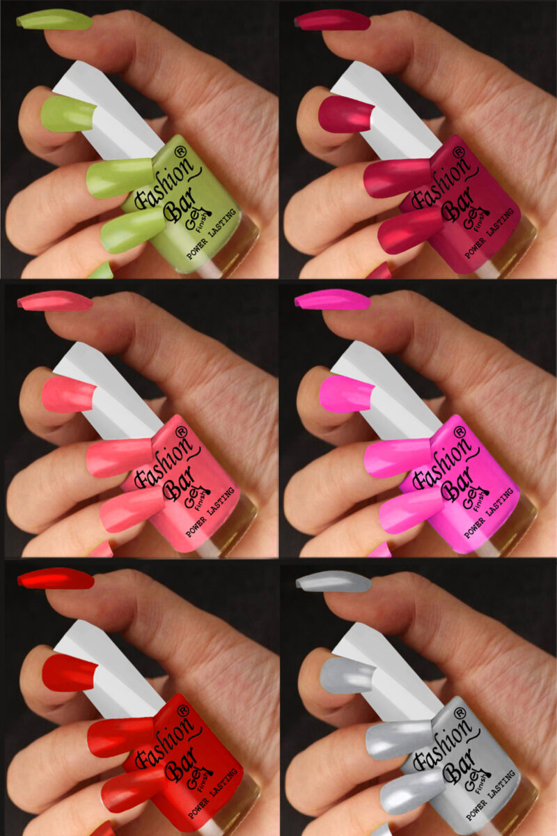 FASHION BAR gel nail polish combo of 6 (9)