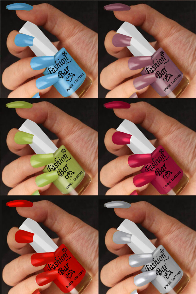 FASHION BAR gel nail polish combo of 6 (11)