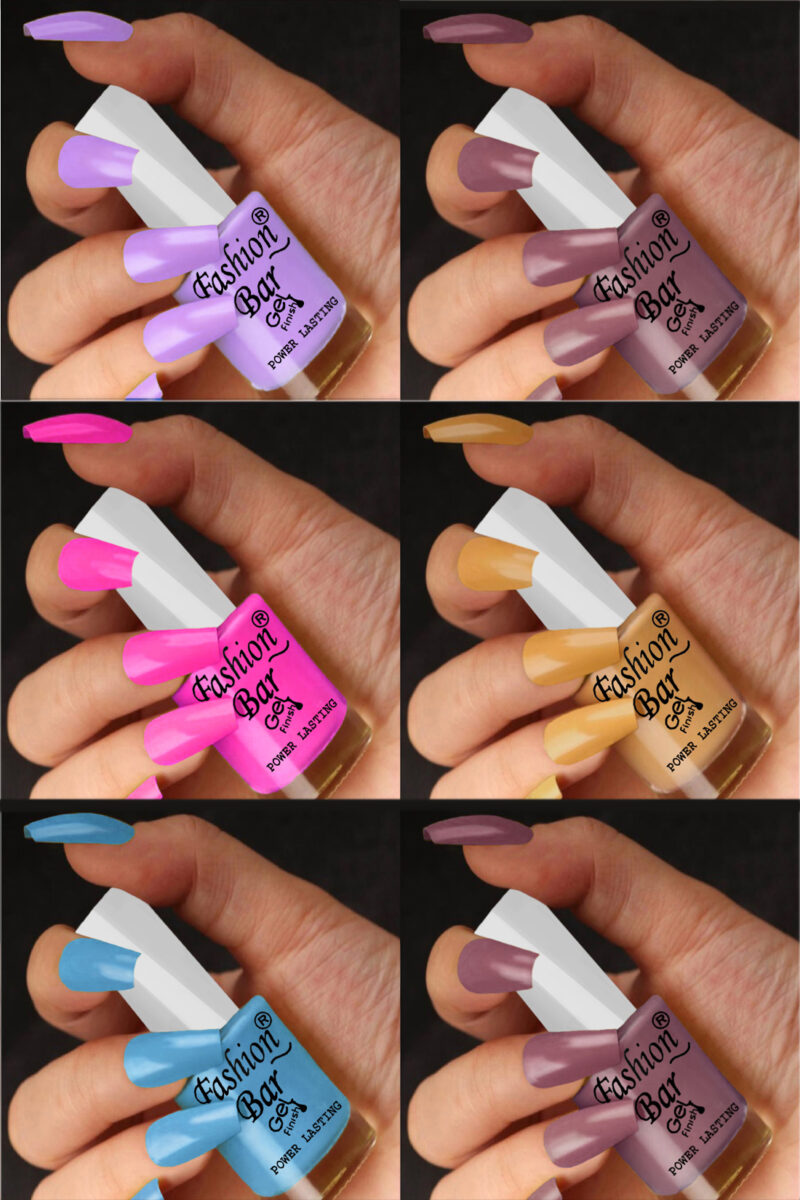 FASHION BAR gel nail polish combo of 6 (13)