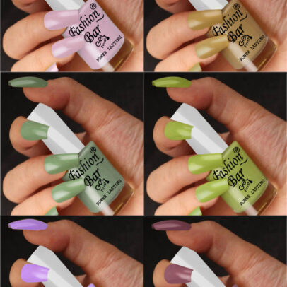 FASHION BAR gel nail polish combo of 6 (Set no 15)