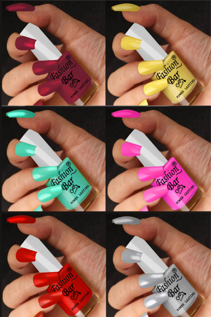 FASHION BAR gel nail polish combo of 6 (7)