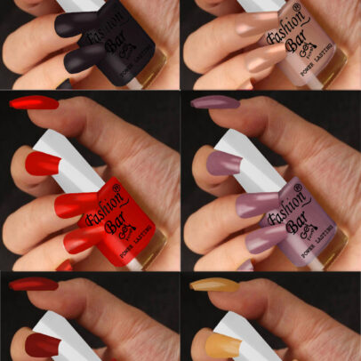 FASHION BAR gel nail polish combo of 6 (Set no 84)