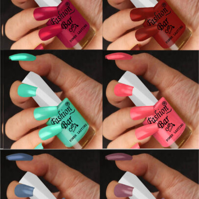FASHION BAR gel nail polish combo of 6 (Set no 98)
