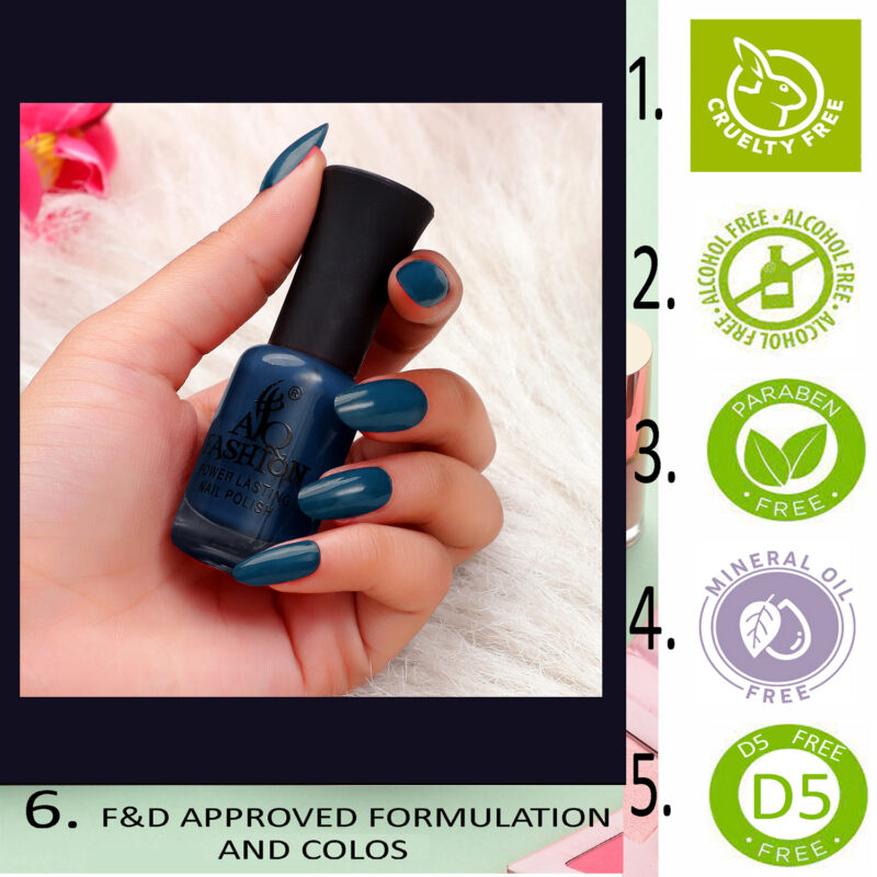 AQ FASHION HIGH QUALITY GEL NAIL POLISH PACK OF 6(1) - Image 4