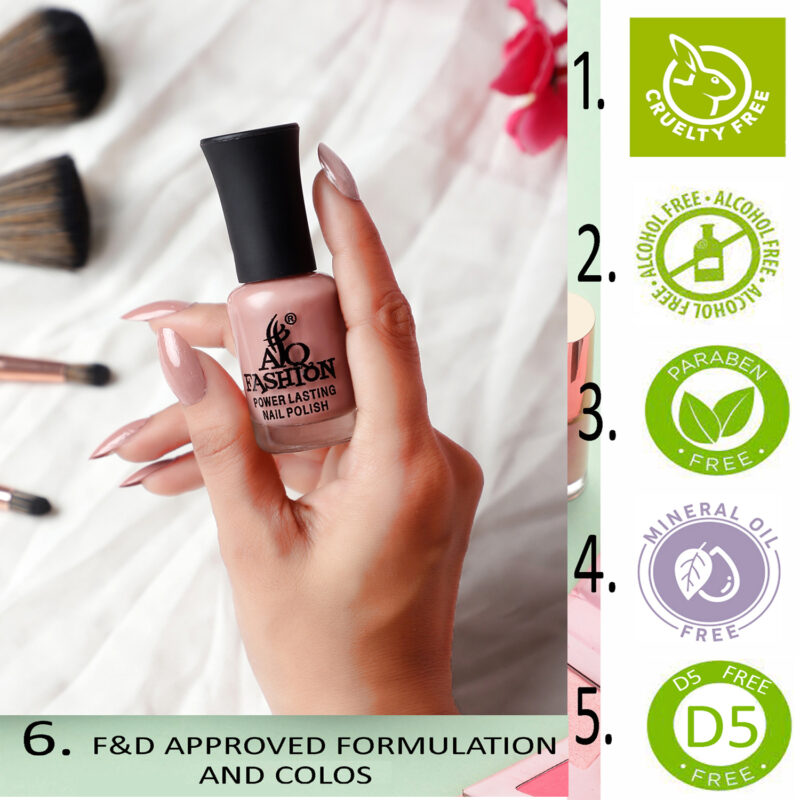 AQ FASHION HIGH QUALITY NAIL POLISH PACK OF 6(2) - Image 3