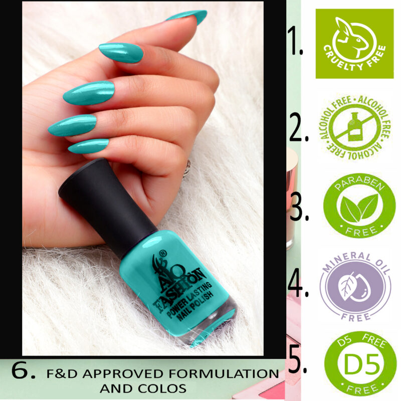 AQ FASHION HIGH QUALITY NAIL POLISH PACK OF 6(2) - Image 2