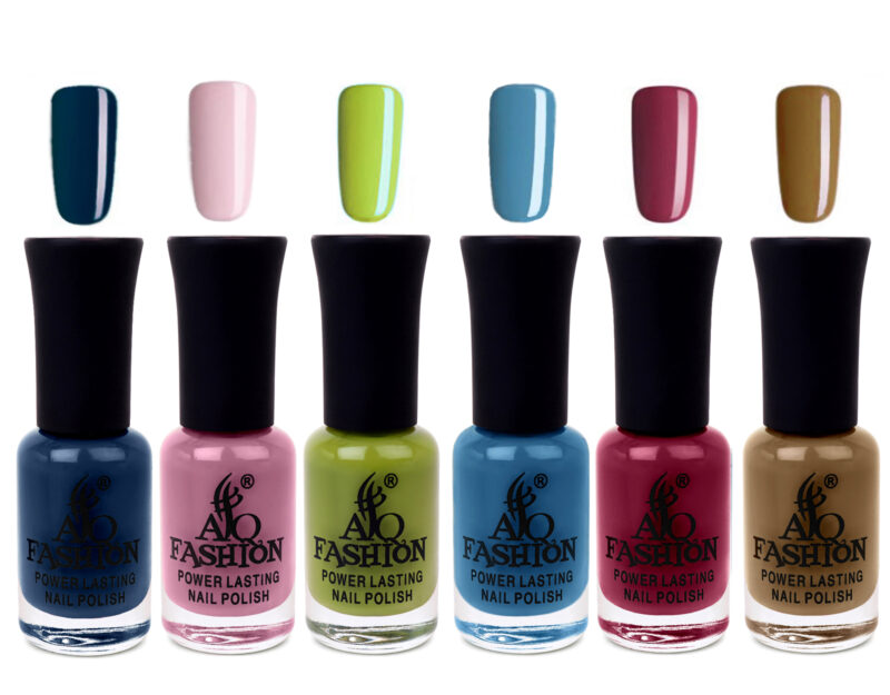 AQ FASHION HIGH QUALITY GEL NAIL POLISH PACK OF 6(1)